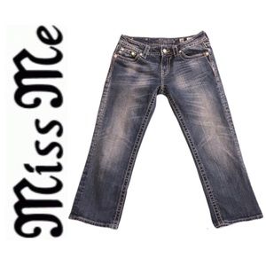 MISS ME JEANS CAPRIS Sz 28